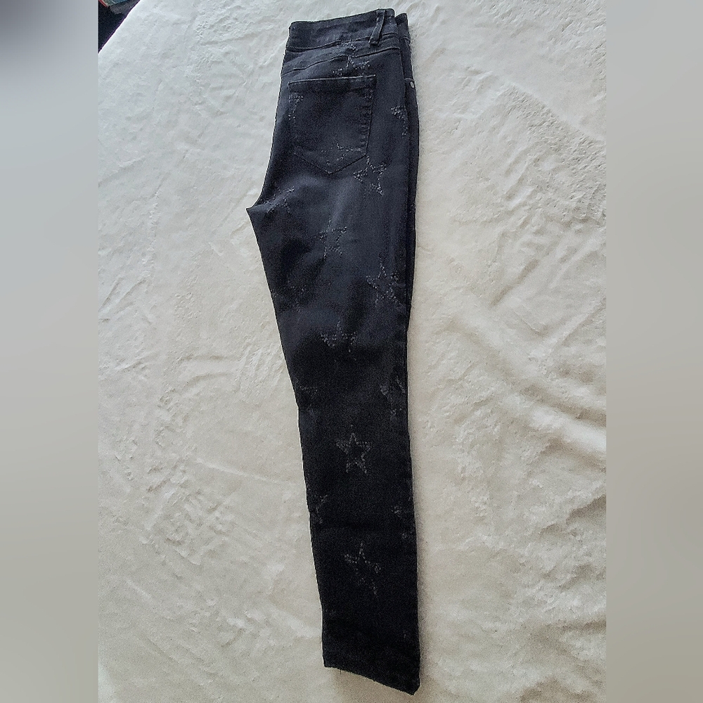 Artisan NY Jeans Women's Size Black Star Embossed Denim BUNDLE & SAVE